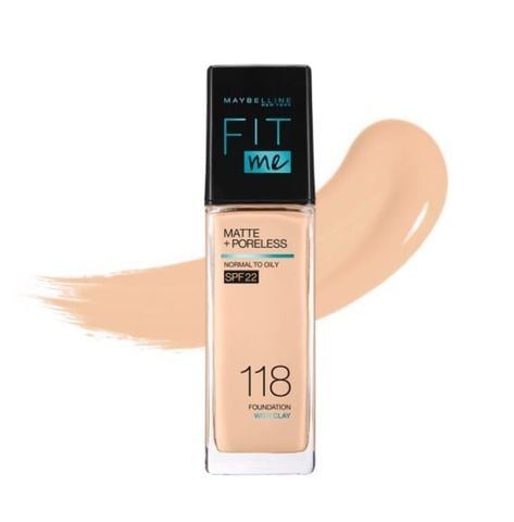  Kem Nền Maybelline Fit Me #118 Light Beige 30ml 