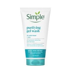  Gel Rửa Mặt Giảm Bóng Nhờn, Ngừa Mụn 150ml Simple Purifying Gel Wash 