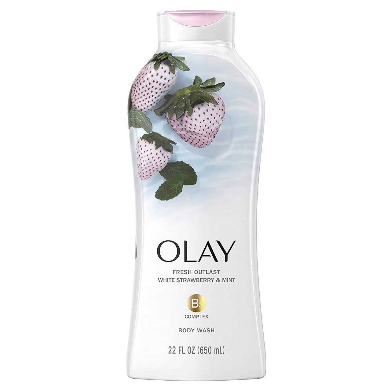  Sữa tắm Dâu và Bạc hà Olay Strawberry & Mint 650ml 
