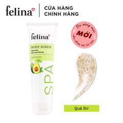  Gel Tắm Cơ Thể Felina Body Scrub Avocado Tẩy Tế Bào Da Chiết Xuất Bơ 300ml 