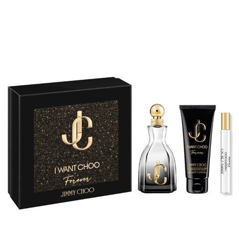  Set Jimmy Choo I Want Choo Forever EDP YM_Giftset 100ml + Body Lotion 100ml + 10ml 