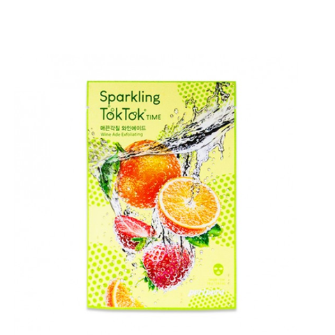  Mặt Nạ Peripera Sparkling Toktok Time Mask Sheet - #5 Wine Ade Exfoliating 