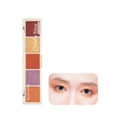  Bảng phấn mắt 5 màu Silkygirl Crunchy-Licious Shadow Bar #01 Nutty Crunch 10g 