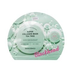 Mặt Nạ Banobagi Tea Tree Tràm Trà Giảm Mụn Đầu Đen (Xanh Lá) 30G 
