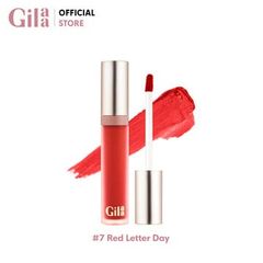  Son Kem Lì Gilaa Long Wear Lip Cream Red Letter Day #07 Màu Đỏ Thuần 