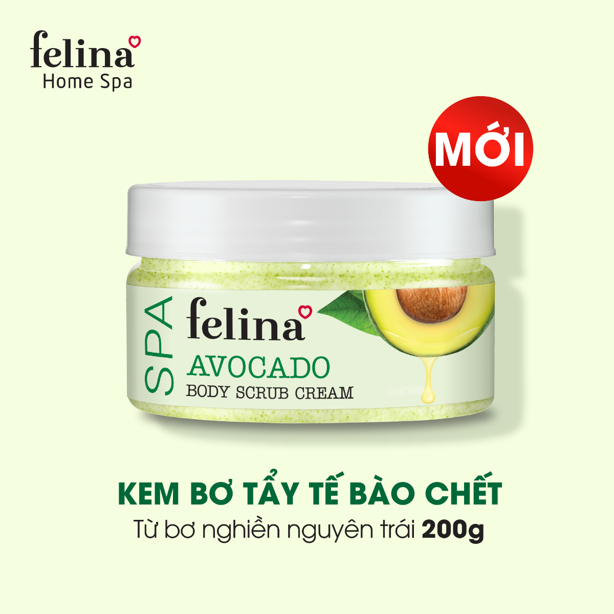  Felina Kem Bơ Tẩy Tế Bào Chết 200G 