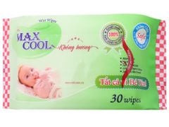  Khăn ướt Max Cool 30 tờ, không hương 