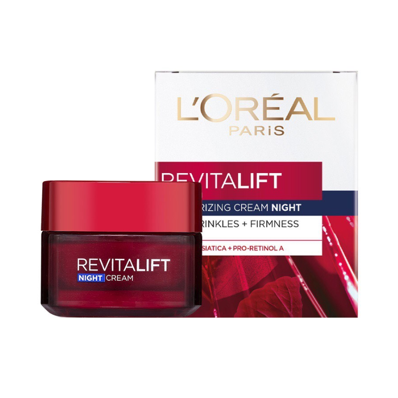  Kem Dưỡng Săn Chắc Da Và Giảm Nếp Nhăn Ban Đêm Loreal Revitalift Anti Wrinkle Night Cream 50ml. 