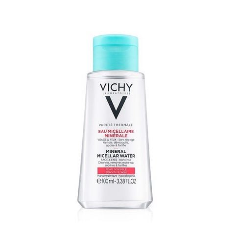  Nước Tẩy Trang Vichy Pureté Thermale Mineral Micellar Water Giàu Khoáng Chất Cho Da Nhạy Cảm 100ml 