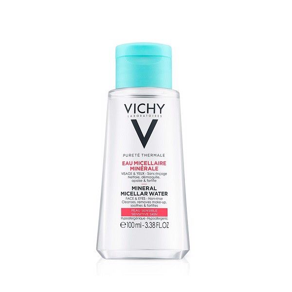  Nước Tẩy Trang Vichy Pureté Thermale Mineral Micellar Water Giàu Khoáng Chất Cho Da Nhạy Cảm 100ml 