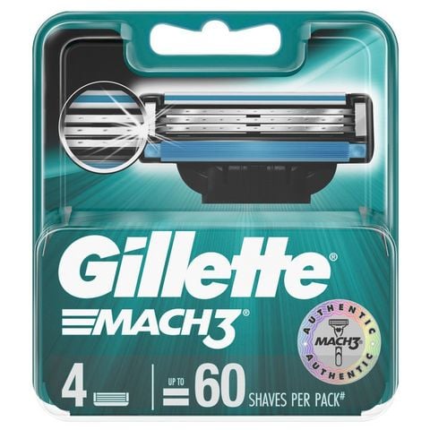 Vỉ 4 lưỡi thay thế Gillette Mach3 Basic 