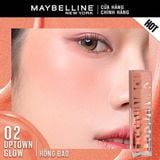  Má Hồng Kem Maybelline Sunkisser Căng Mọng, Bền Màu 12H #02 Uptown Glow - Hồng Đào 4.7ml 