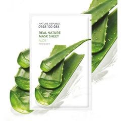  Mặt nạ dưỡng da Nature Republic Real Nature Aloe Mask Sheet 23ml 