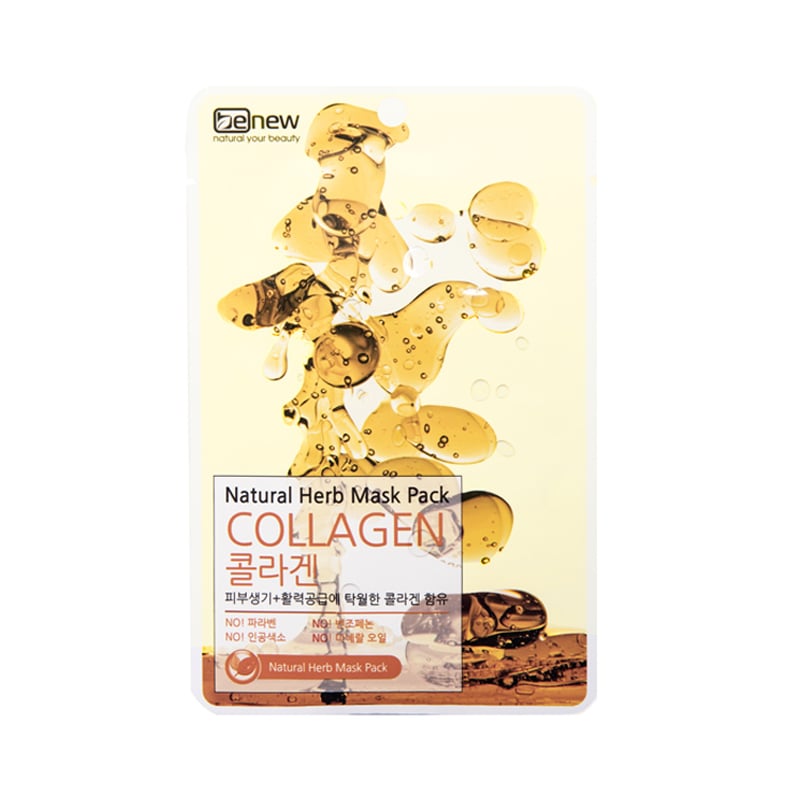 Mặt Nạ Dưỡng Da Chiết Xuất Collagen Benew Natural Herb Mask Pack Collagen 22ml