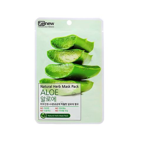  Mặt Nạ Dưỡng Da Benew Natural Herb Mask Pack Aloe 22ml 