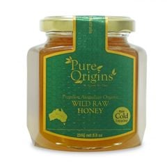  Mật Ong Pure Origins Wild Raw Organic (250g) - Úc 