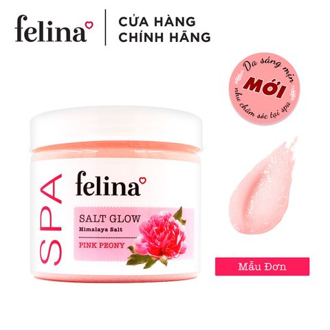  Felina muối tắm tẩy tế bào da chết chiết xuất Mẫu đơn 500g 