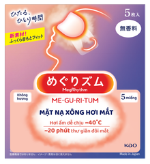  Mặt Nạ Xông Hơi Mắt Megrhythmsteam Eye Mask Không Hương 5 Miếng 