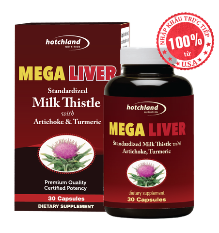  Viên Uống Giải Độc Gan Hotchland Nutrition Mega Liver 30 Viên 