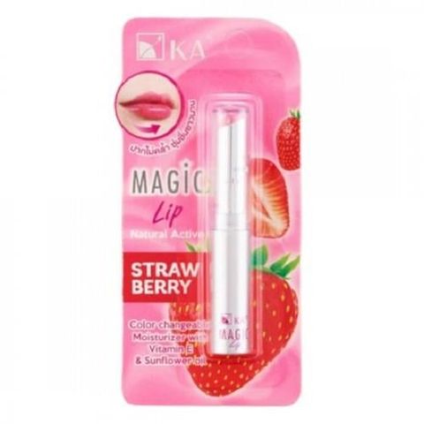  Son dưỡng môi KA Magic Lip màu dâu tây 2.2g 