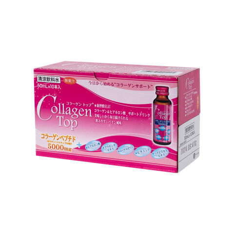  SHINNIPPAI Nước uống Collagen Top 5000mg hộp 10 lọ 50ml 