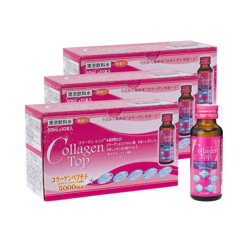  SHINNIPPAI Nước uống Collagen Top 5000mg hộp 10 lọ 50ml 