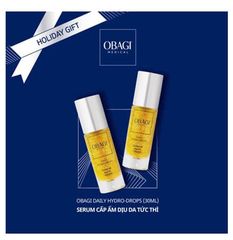  Mua 1 Tặng 1 Tinh Chất Cấp Nước Khóa Ẩm & Phục Hồi Da Obagi Daily Hydro-Drops Facial 30ml. 