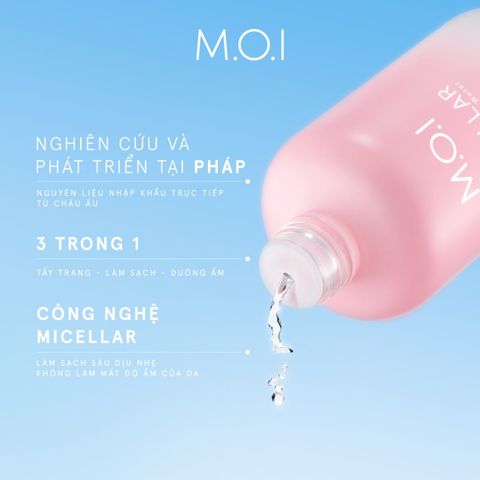  Nước Tẩy Trang M.O.I Micellar Deep Cleansing Water 250ml 