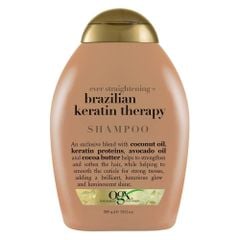  Dầu Gội Vào Nếp Suôn Mượt OGX Ever Straightening + Brazilian Keratin Therapy 385ML 