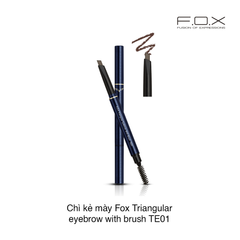  Chì Kẻ Mày Triangular Eyebrow Đầu Tam Giác TE01-Nâu Nhạt 0,5g 