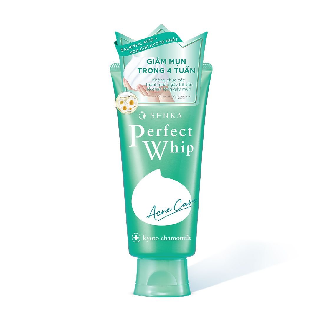  Sữa Rửa Mặt Dành Cho Da Mụn Senka Perfect Whip Acne Care 100g - New 