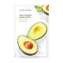  Nature Republic Mặt nạ giấy Real Nature Avocado Mask Sheet 23ml - KM 