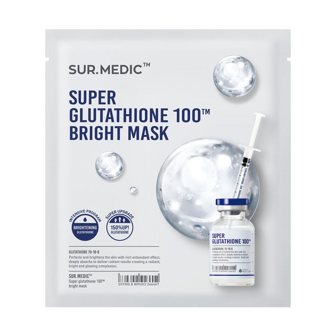  Mặt Nạ Tinh Chất Glutathione Làm Sáng Da Sur.Medic+ Bright Glutathione Mask 30ml. 