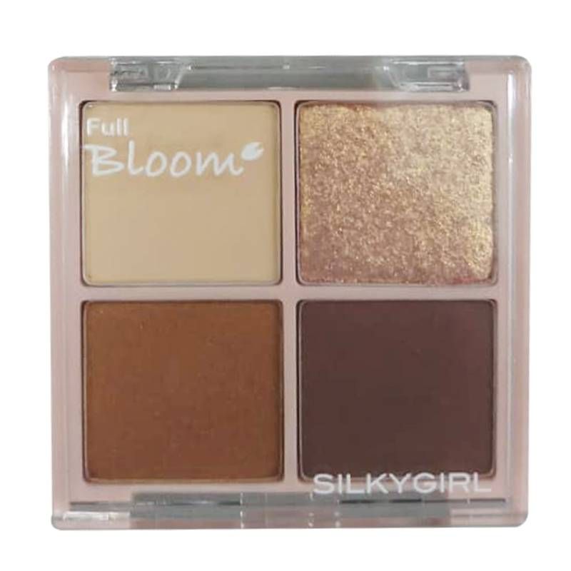  Bảng phấn mắt SILKYGIRL Full Bloom Shadow Quad 01 Dazzling Lily 6.4g 