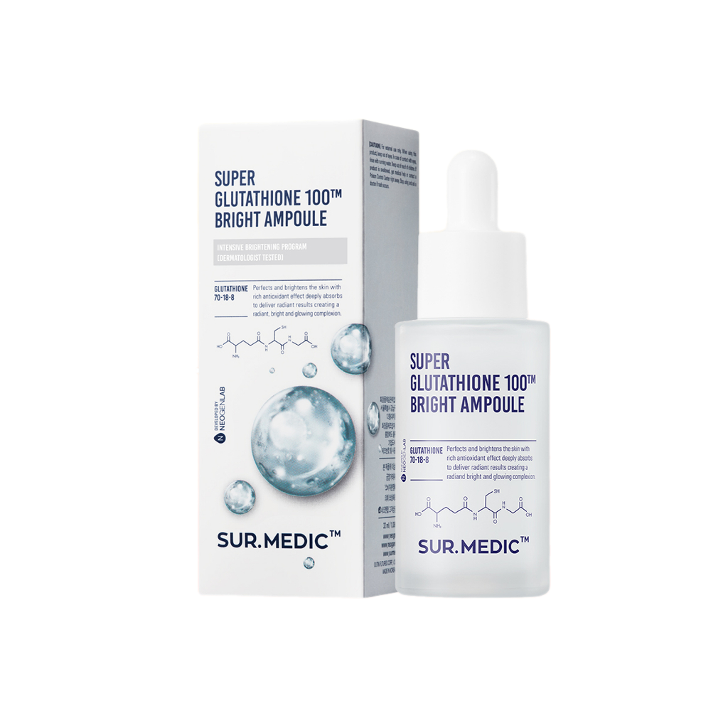  Tinh Chất Dưỡng Trắng Sur.Medic Super Glutathione 100 Bright Serum 32ml. 