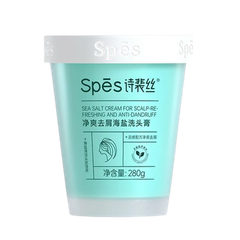  Tẩy Tế Bào Chết Muối Biển, Giảm Gàu Spes Hương Bạc Hà Gió Biển Anti-Dandruff 280G. 