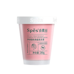  Tẩy Tế Bào Chết Da Đầu & Giảm Gàu Spes Hương Bưởi Nho Đen Hair-Moisterizing 280G. 