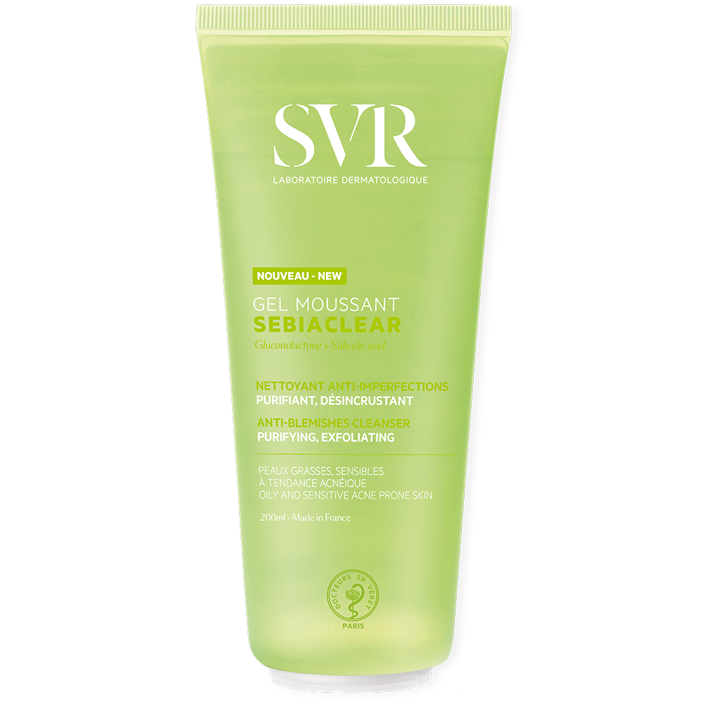 Gel Rửa Mặt Không Chứa Xà Phòng Cho Da Dầu Svr Sebiaclear Gel Moussant 200ml.