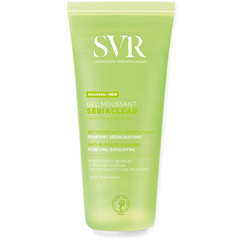  Gel Rửa Mặt Không Chứa Xà Phòng Cho Da Dầu Svr Sebiaclear Gel Moussant 200ml 