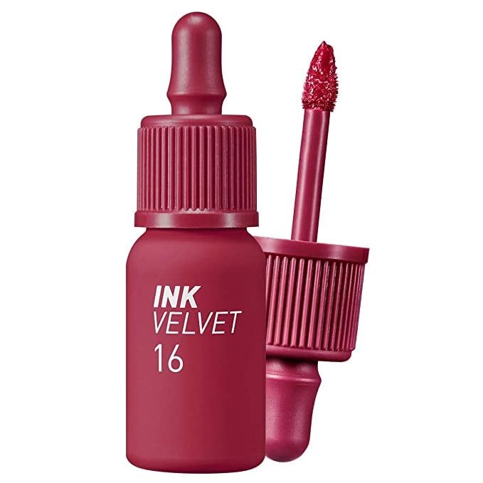  Son Peripera Ink The Velvet Heart Fuchsia Pink 16 -  Hồng Đỏ Tươi 