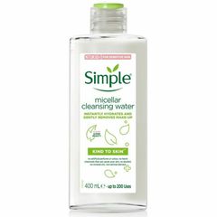  Nước Tẩy Trang Simple Làm Sạch Trang Điểm Và Cấp Ẩm 400ml Micellar Cleansing Water 