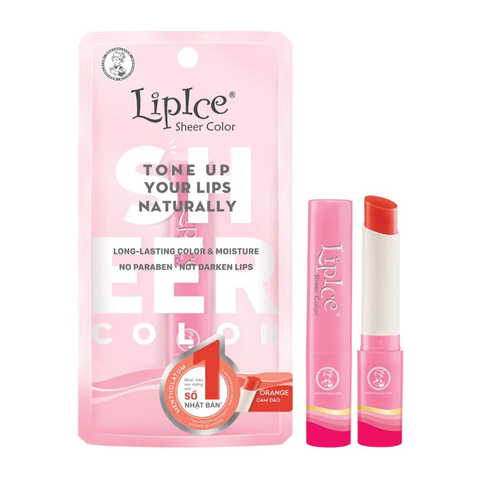  Son Dưỡng Có Màu LipIce Sheer Color Pop - Cam đào 2.4g 