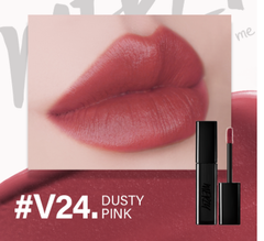  Son Kem Lì Merzy Noir In The Velvet Tint #V24 Dusty Pink Hồng Đất 4g - DATE 