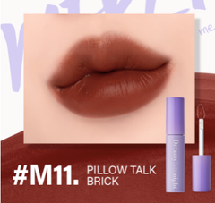  Son Kem Lì Merzy Dreamy Late Night Mellow Tint #M11 Pillow Talk Brick Nâu Gạch Cổ Điển 4g 