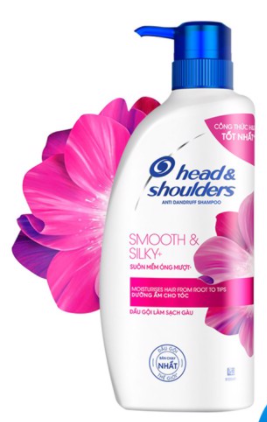  Dầu Gội Head & Shoulders Smooth & Silky Suôn Mềm Óng Mượt 625ml. 