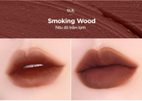  (New) Son Kem Lì Merzy Soft Touch Lip Tint #SL6 Smoking Wood Nâu Đỏ Trầm 3g 