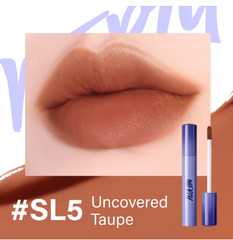  (New) Son Kem Lì Merzy Soft Touch Lip Tint #SL5 Uncovered Taupe Nâu Nude 3g 