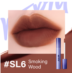  (New) Son Kem Lì Merzy Soft Touch Lip Tint #SL6 Smoking Wood Nâu Đỏ Trầm 3g 