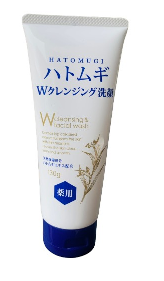  Sữa rửa mặt Hatomugi Cleansing and Facial Washing Cao Cấp Bông Vàng 130g 