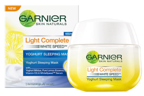  Mặt Nạ Ngủ Garnier Tinh Chất Sữa Chua Sáng Da Ban Đêm 